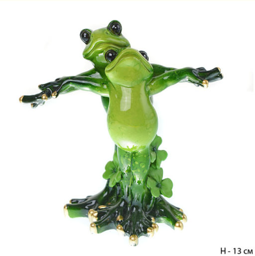 Фигурка Лягушка Влюбленные 13 см / YX5125 /уп 24/ - Галеонтрейд фото 3