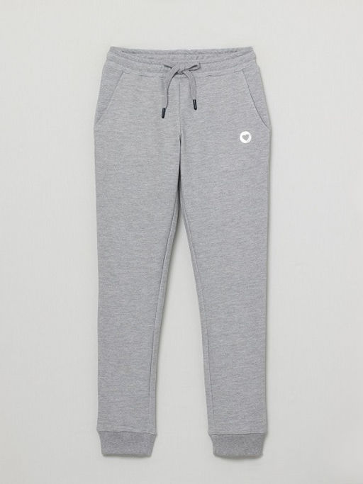 CRB wear/CWJG 70116-11-291 Брюки для девочки, светло-серый меланж/Ex.Cherubino  фото 3