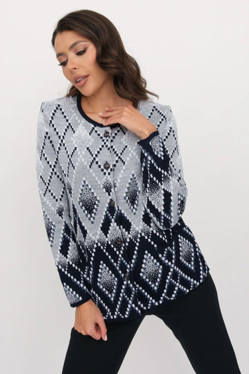 ЗЛАТА Жакет М 2900/синий