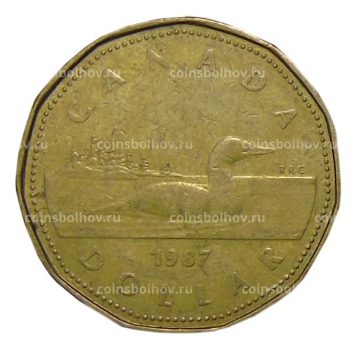 Монета 1 доллар 1987 года Канада