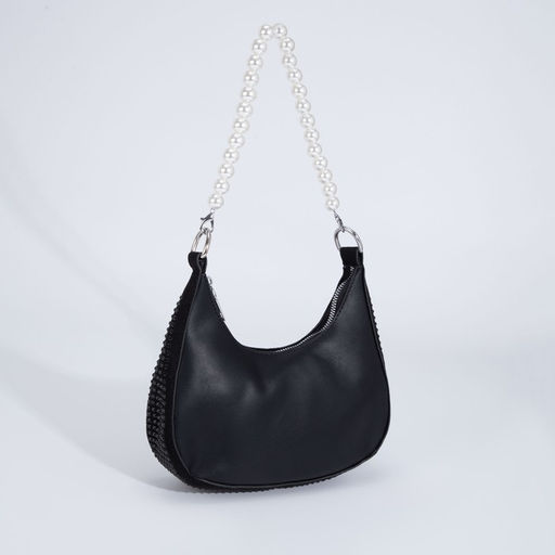 Сумка-багет на молнии, цвет чёрный - Simaland фото 2