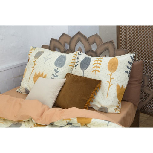 Постельное бельё Этель дуэт Autumn flowers 143*215 см - 2 шт, 220*240 см, 70*70 см -2 шт  фото 11