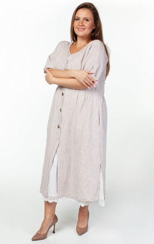 умягченный лен 100% платье - Luxuria фото 3