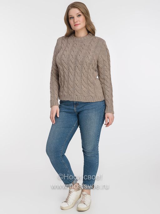 6181 Джемпер женский (коричневый)