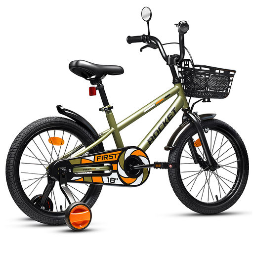 Велосипед 18" Rocket First, цвет хаки