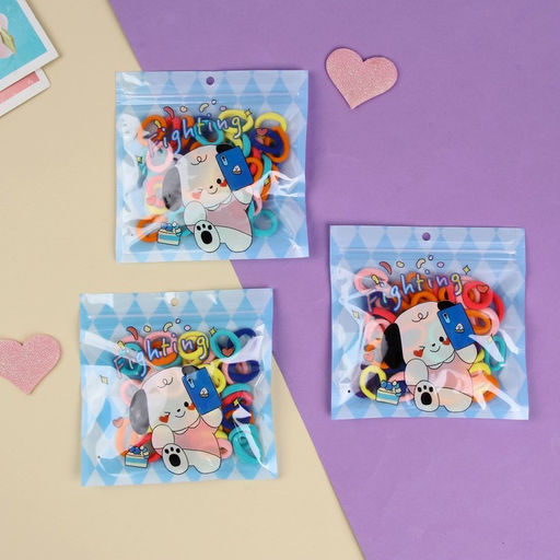 Резинка для волос Хорошие пожелания (набор 50 шт) пёсик, 2 см, микс - Simaland фото 3