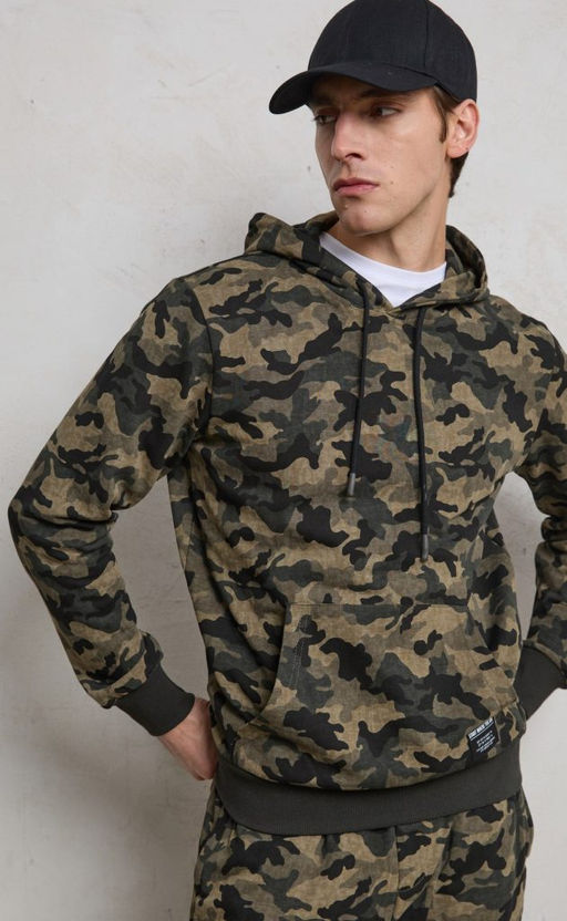 Толстовка F411-0590 khaki camo