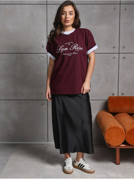 Футболка "Раиз" Бордо женская