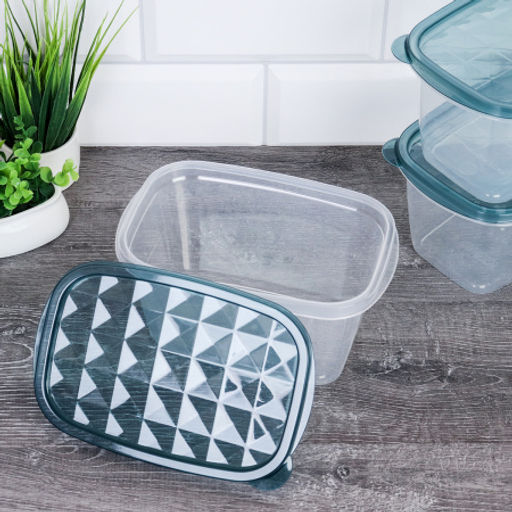 Салатник прямоугольный 3 штуки набор 17x11x9 см / P1 /уп 80/высокий - ГалеонТрейд фото 11