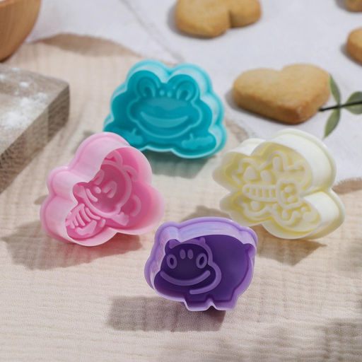 Набор плунжеров кондитерских Доляна Летний сон, 4 шт, 9,5?9?4,6 см, цвет МИКС фото 2