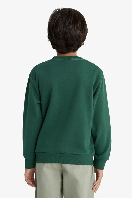 Bisiklet Yaka Bask_l_ Sweatshirt Erkek _ocuk - Defacto фото 6