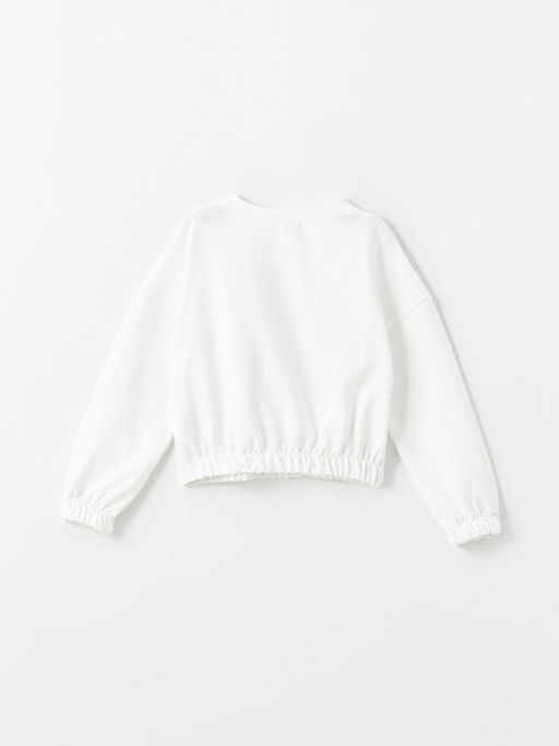 Bisiklet Yaka K?z ?ocuk Sweatshirt - Waikiki фото 3