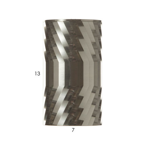 Светильник «Алисер» GU10 серебро 7.5×7.5×13 см
