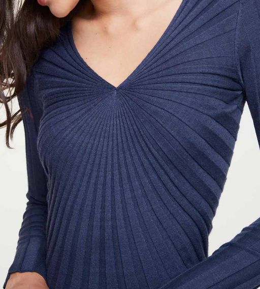 Пуловер, темно-синий - Heine фото 4