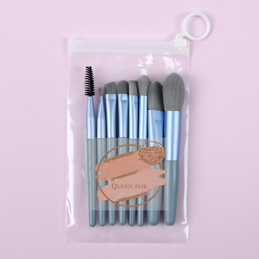 Набор кистей для макияжа Pastel, 8 предметов, PVC-чехол, цвет МИКС - Queen fair фото 4