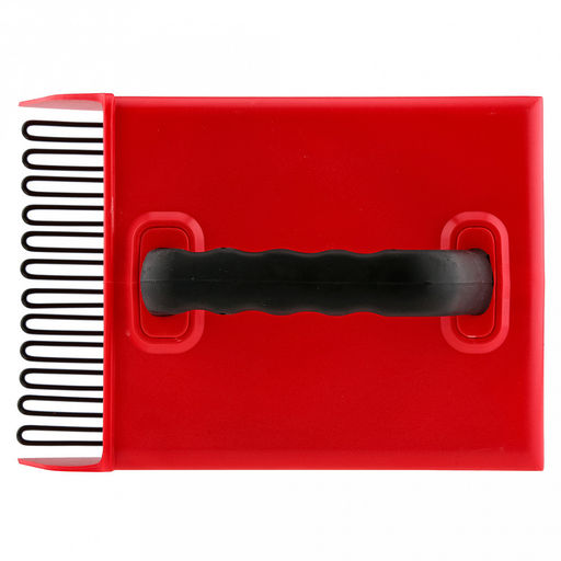 Марья (Maria) Комбайн (контейнер) плодосборник Финский L для ягод, 24,5х17,5х14см, с заслонкой, пластик/металл/обрезиненная ручка (подходит для всех типов ягод), цвет - красный (Китай) - Домашняя мода фото 5