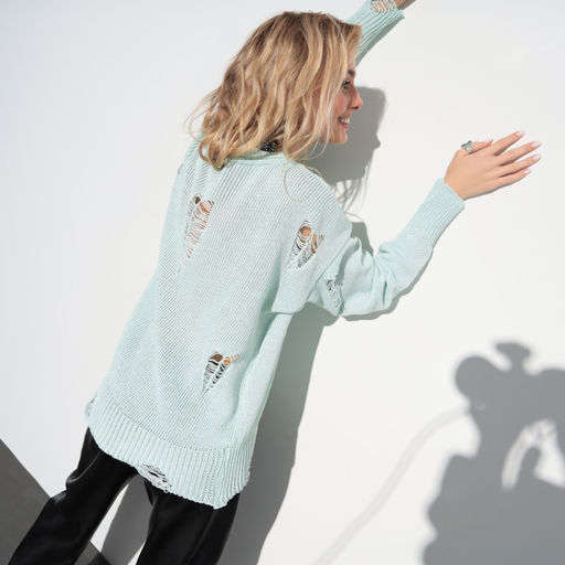 Джемпер Модный резонанс (mint) - Charutti фото 5