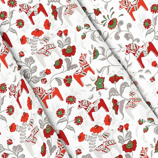 Скатерть 145х145см "Лошадка", длина стола до 110см, на 4 персоны, рогожка 186г/м2, хлопок 100%, упаковка классическая 28х41см, "Сивол 2026 года", "Домашняя мода" (Россия)