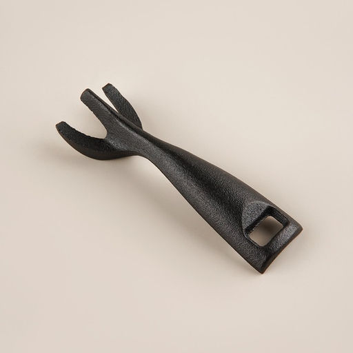 Сковорода чугунная на деревянной подставке SL Home, d=25 см, h=3 см, чёрная