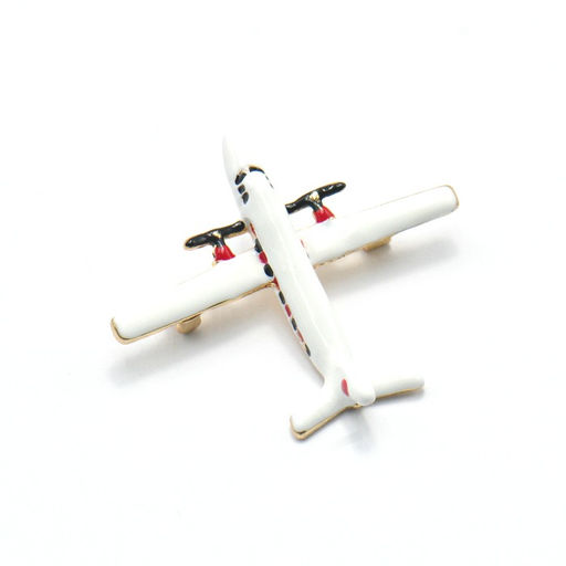 Брошь с эмалью - Серебряные крылья фото 2