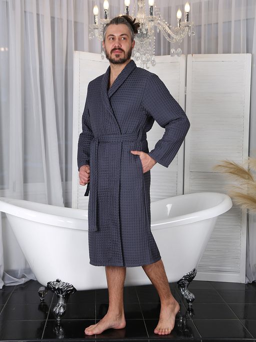 ХАЛАТ ДОМАШНИЙ ШАЛЬ БОХО ВШБ-МОК-АСФ-987 - Ашматекс фото 3