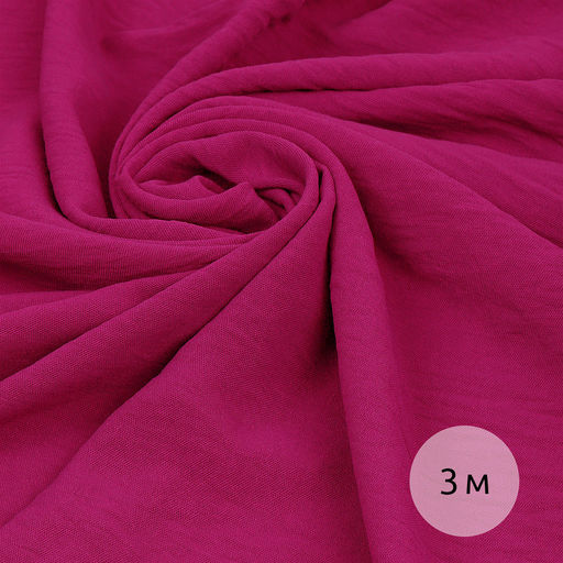 Ткань Лен искусственный Манго 160 г/м? 100% пэ TBY.Mg.13 цв.фуксия уп.3м
