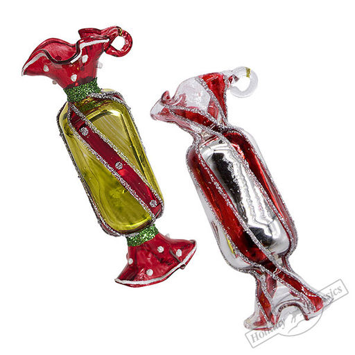 Конфета "Твист" асс. из 2-х (стекло) 3,5х3,5х9 см