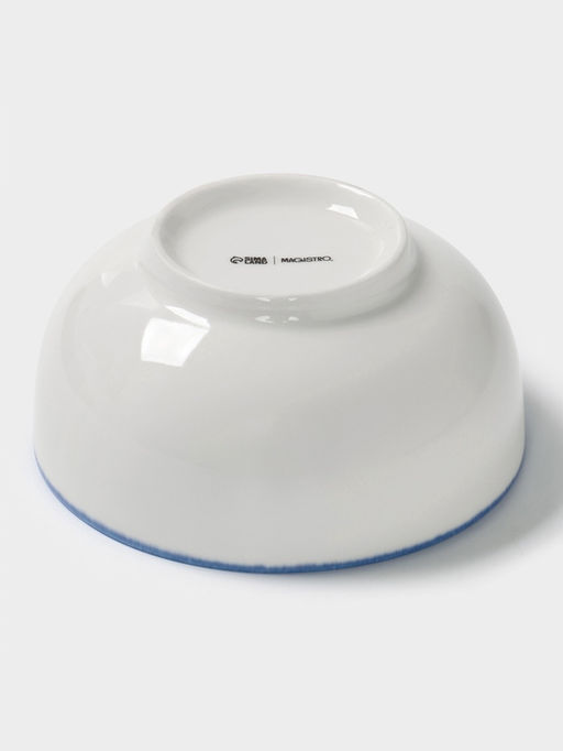 Салатник Magistro Blue Lagoon, 700 мл, 14.6×6.7 см, фарфор, белый