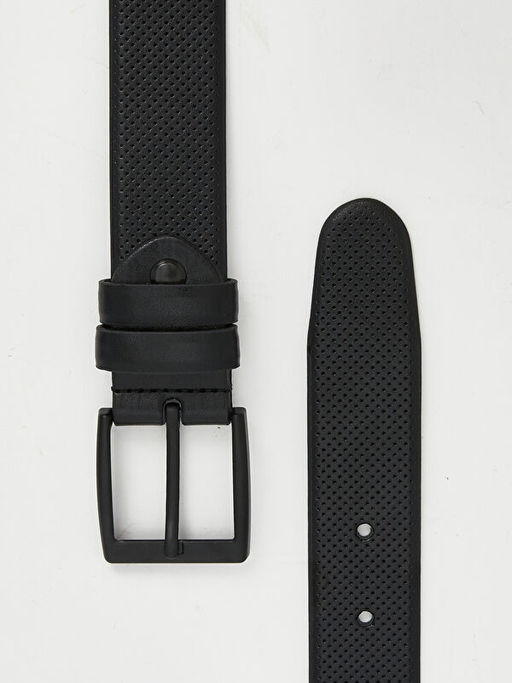 Deri G?r?n?ml? Erkek Kemer