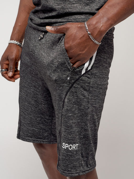 Спортивный костюм летний мужской темно-серого цвета 22265TC - FUYOUKAI фото 13