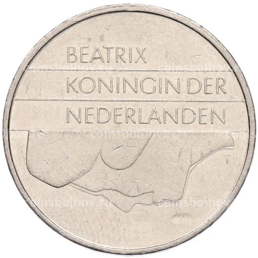 Монета 1 гульден 1982 года Нидерланды