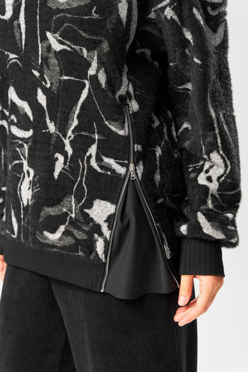 Джемпер LAIKONY 104 черно-серый  фото 11