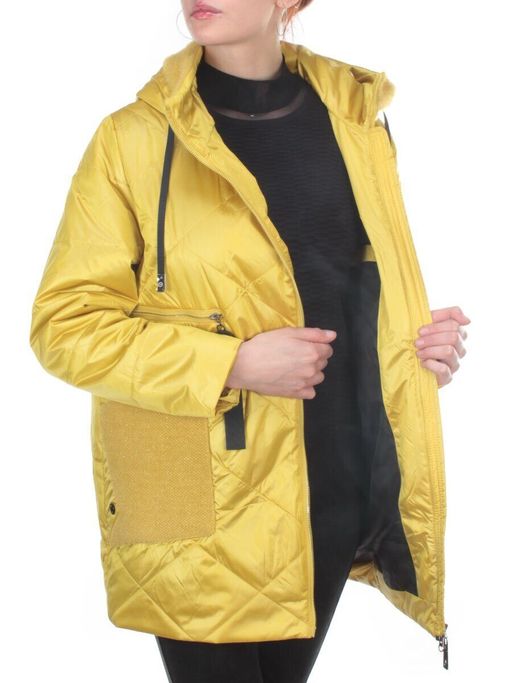 22-302 YELLOW Куртка демисезонная женская AKiDSEFRS (100 гр.синтепона) - Fashion фото 8