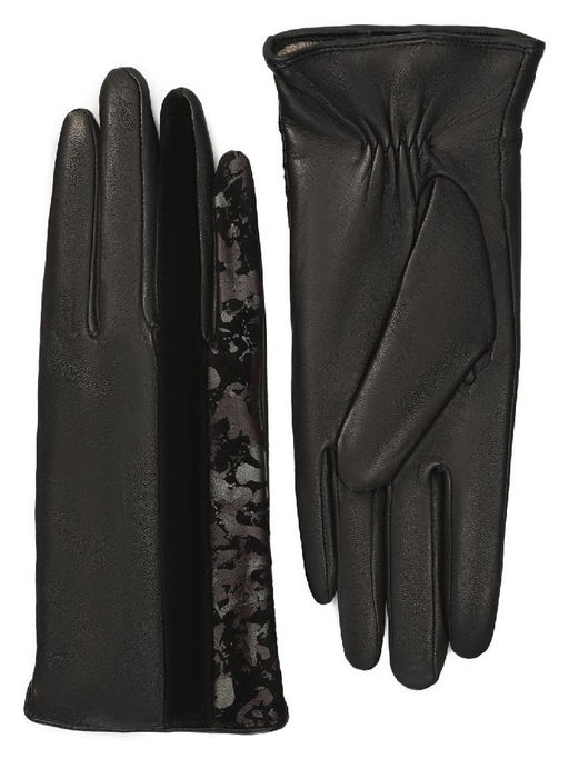 Перчатки женские ш+каш. IS00158 black/porto - Eleganzza фото 7
