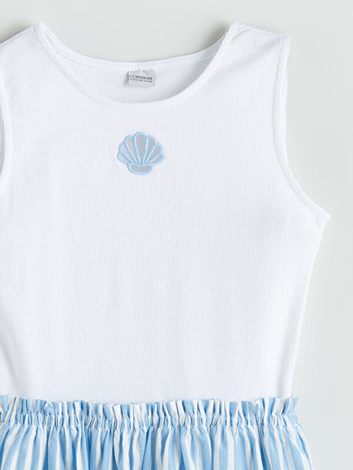 Bisiklet Yaka K?z ?ocuk Elbise