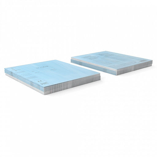 Цена за 10 шт. Тетрадь школьная ученическая с пластиковой обложкой на скобе ErichKrause Классика CoverPrо fizzy, Vivid фиолетовый, А5+, 24 листа, клетка  фото 3