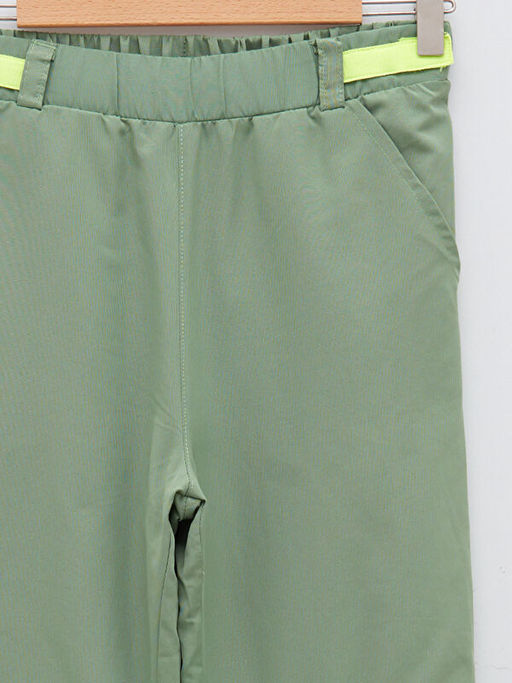 Beli Lastikli Kapitone Detayl? K?z ?ocuk Jogger Pantolon - Waikiki фото 3