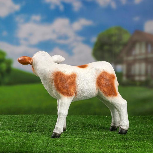 Садовая фигура из полистоуна Телёнок, 27 см - Хорошие сувениры фото 3