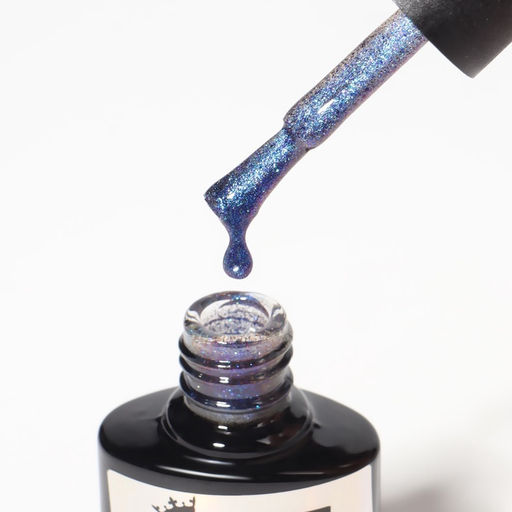 Гель лак для ногтей «Хамелеон», кошачий глаз, трехфазный, 8 мл, LED/UV, синий, фиолетовый (05)