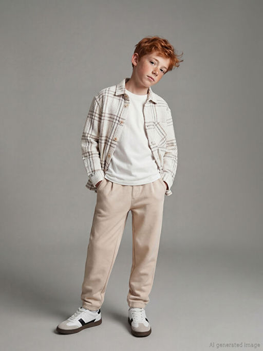 Beli Lastikli Erkek ?ocuk Pantolon