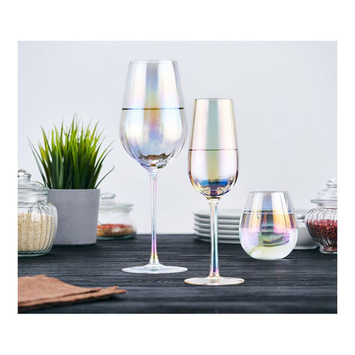 Набор бокалов для шампанского Walmer Sunset перламутр, 2 шт, 0.25 л, цвет перламутр  фото 5