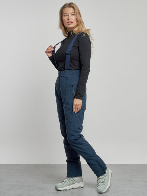 Горнолыжный костюм женский зимний темно-синего цвета 03320TS - Chunmai фото 17