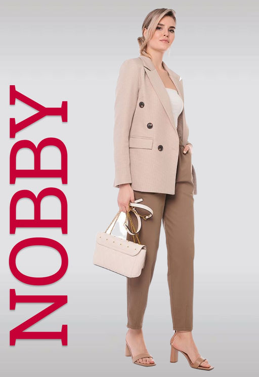 NOBBY, Женские брюки 69-212/7 (табак) фото 12