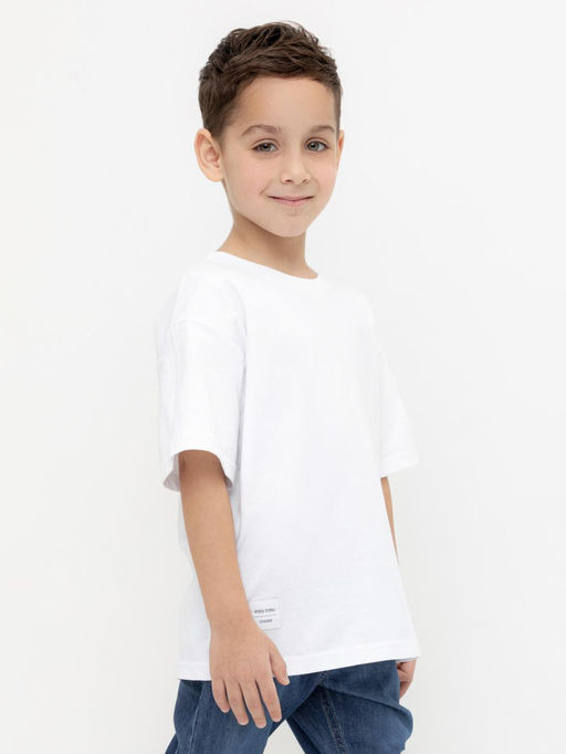 КР 302401/белый футболка (фуфайка) для мал