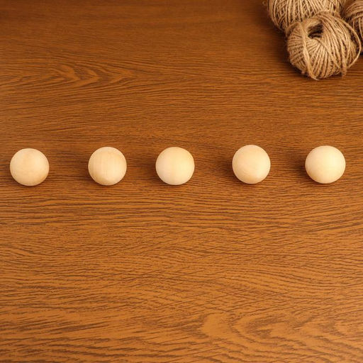 Цена за 5 шт. Заготовка для творчества Шар 3,5см цельный