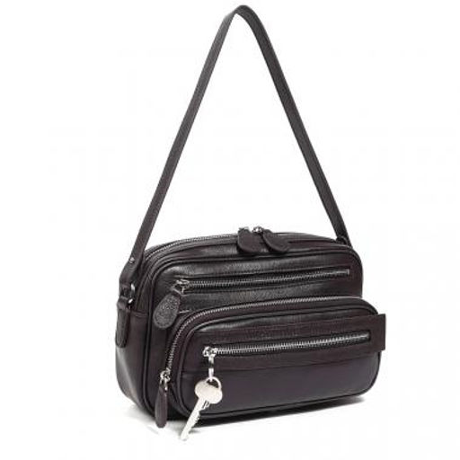 Женская сумка, кожа, MIRONPAN 520603 Черный