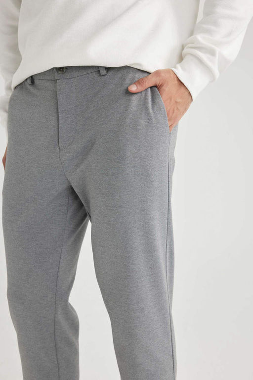Брюки Jogger, эластичные во всех направлениях, двойные штанины - Defacto фото 4