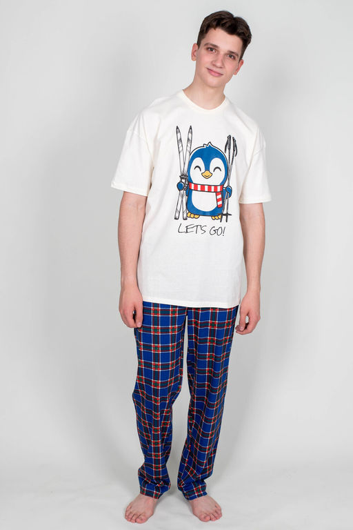 Пижама мужская (футболка+брюки) 0942 - Be friends фото 5