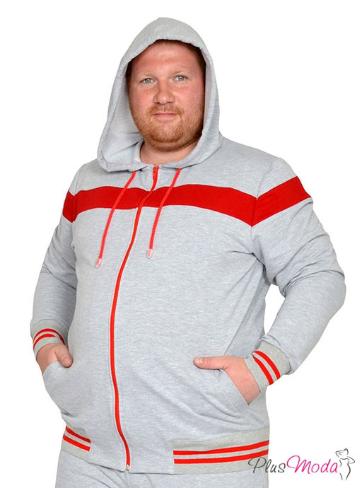 Толстовка Модель №1680 размеры 44-84 - Plusmoda фото 2