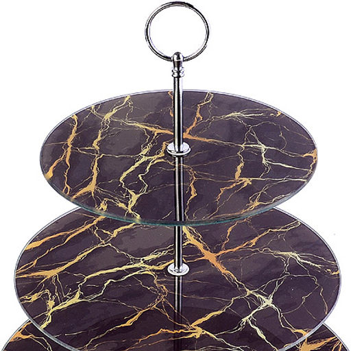 31505 Конфетница 3-ярусная на ножке LR (х8) - Mayer&boch фото 3